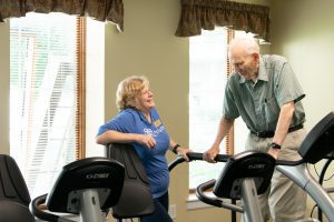 Fitness Rehab Specialist at Avila with resident