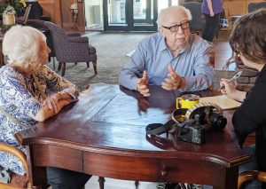 Interview with two residents - one turning 100 at Ávila