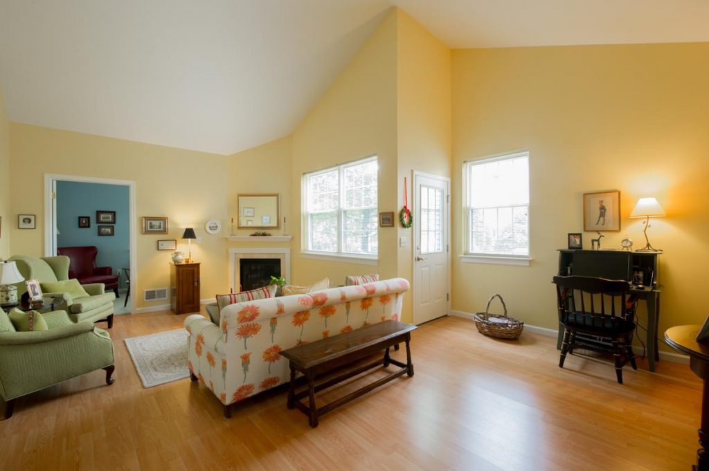 Living Room inside the Fairview Cottage