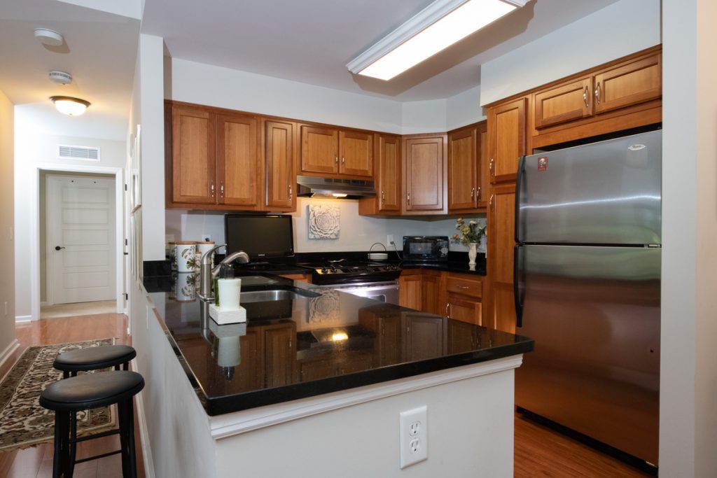 Kitchen in The Sagamore Apartment